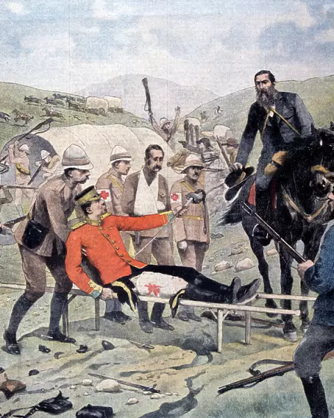 General Methuen surrendering to de la Rey, 2nd Boer War, 7 March 1902
