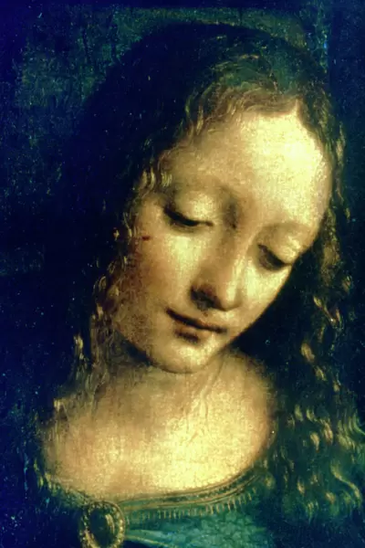 Madonna of the Rocks (detail), 1482-1486. Artist: Leonardo da Vinci