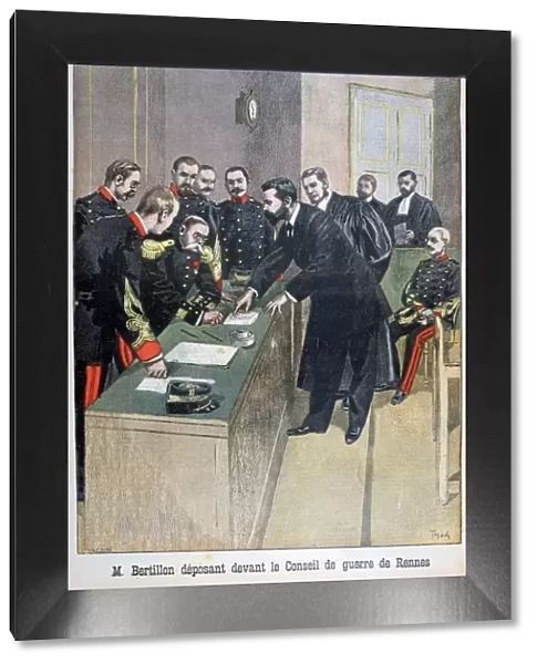 Alphonse Bertillon, French law enforcement officer, 1899. Artist: Oswaldo Tofani