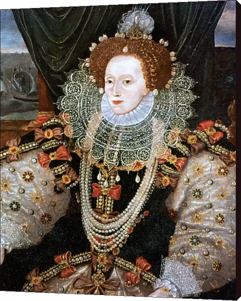 Elizabeth I, Queen of England and Ireland, c1588. Artist: George Gower