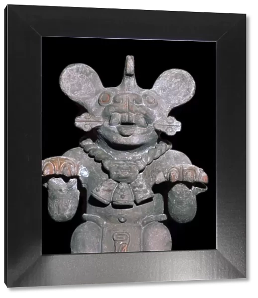 Aztec statuette of a bat-god