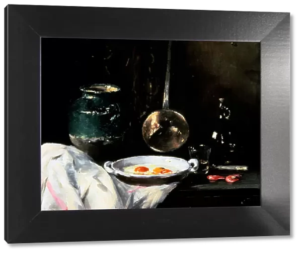 Still Life with Eggs, 20th Century. Artist: Antoine Vollon