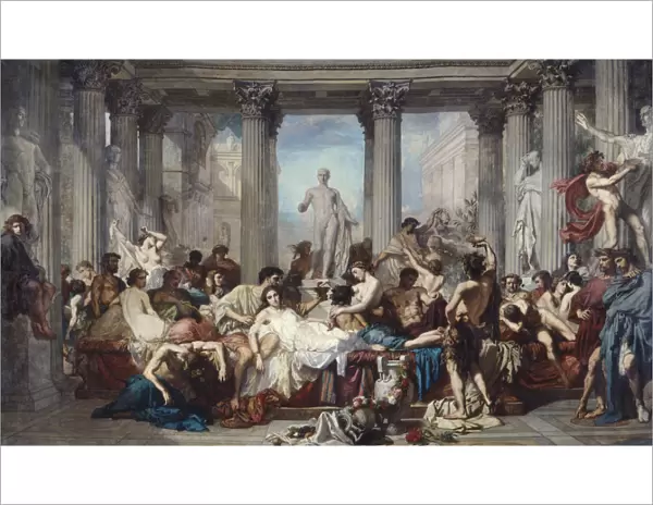 The Romans of the Decadence, 1847. Artist: Thomas Couture