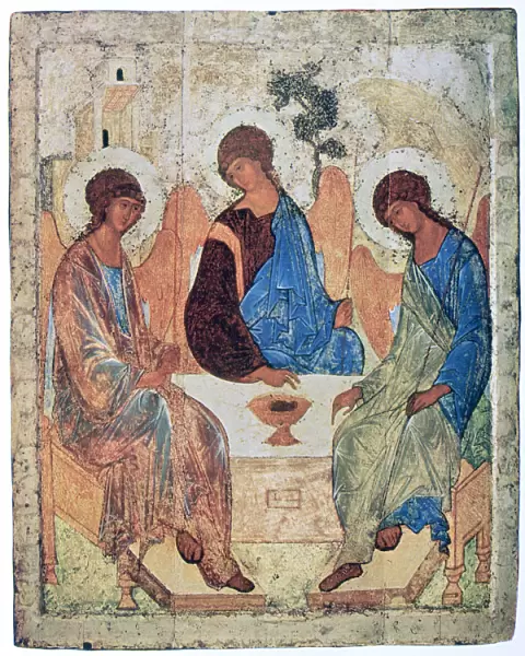 The Trinity of Roublev, c1411. Artist: Andrey Rublyov