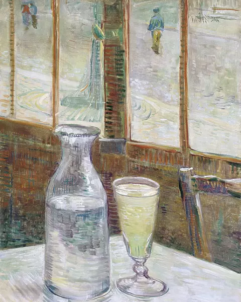 Cafe table with absinth, 1887. Artist: Gogh, Vincent, van (1853-1890)
