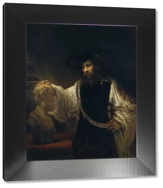 Aristotle Before the Bust of Homer, 1653. Artist: Rembrandt van Rhijn (1606-1669)
