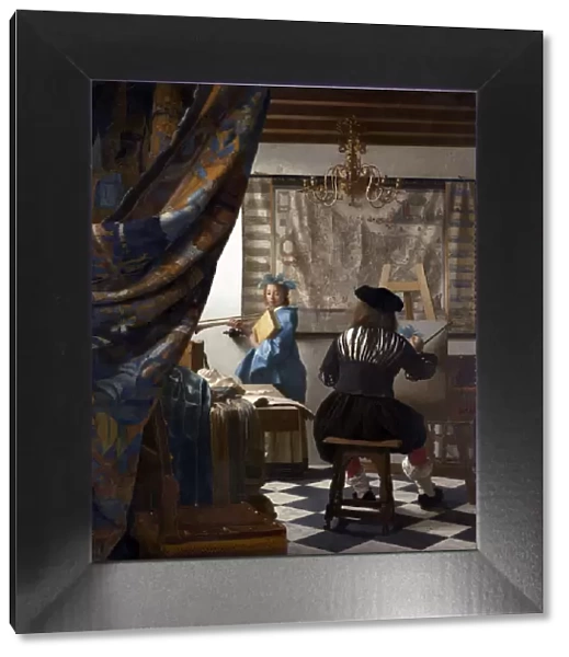 The Art of Painting (The Allegory of Painting), 1673. Artist: Vermeer, Jan (Johannes) (1632-1675)