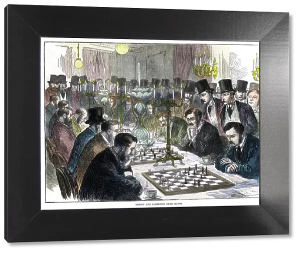 Oxford and Cambridge Chess Match, 19th century