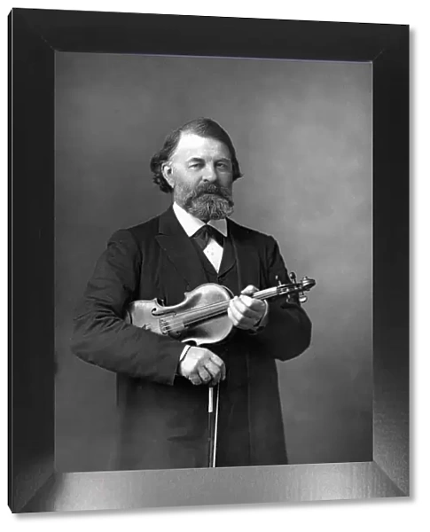 Joseph Joachim (1831-1907), Hungarian violinist, conductor and composer, 1890. Artist: W&D Downey