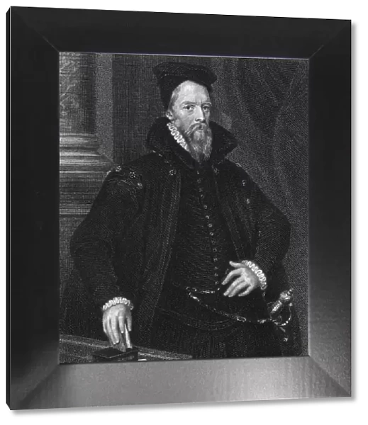 Ambrose Dudley, 3rd Earl of Warwick (d. 1589), 1825. Artist: E Scriven