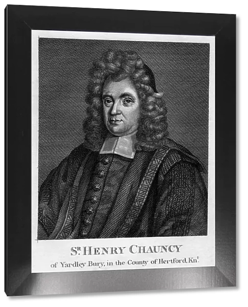 Sir Henry Chauncy, English lawyer, educator and antiquarian, (1802)
