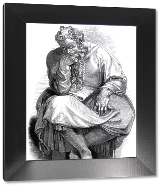The Prophet Jeremiah, 1844. Artist: WJ Linton
