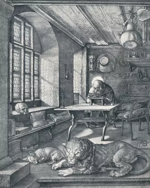 St Jerome in his Study, 1514 (1906). Artist: Albrecht Durer