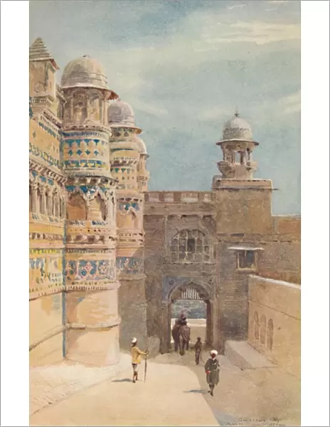 The Man Sing Palace, Gwalior, c1880 (1905). Artist: Alexander Henry Hallam Murray