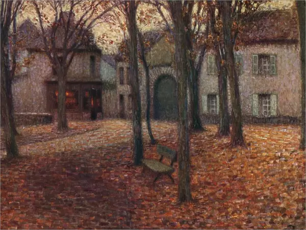 The Village in Autumn, c1915. Artist: Henri Eugene Le Sidaner