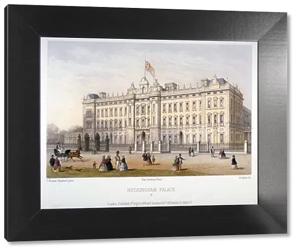 Buckingham Palace, Westminster, London, 1854. Artist: Charles Claude Bachelier