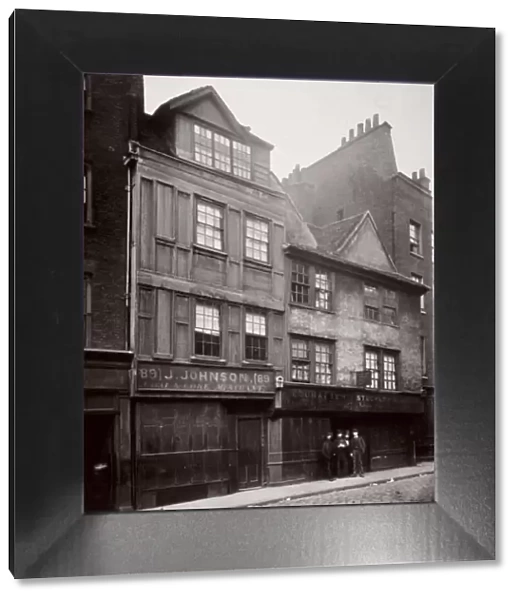 View of houses in Drury Lane, Westminster, London, 1876