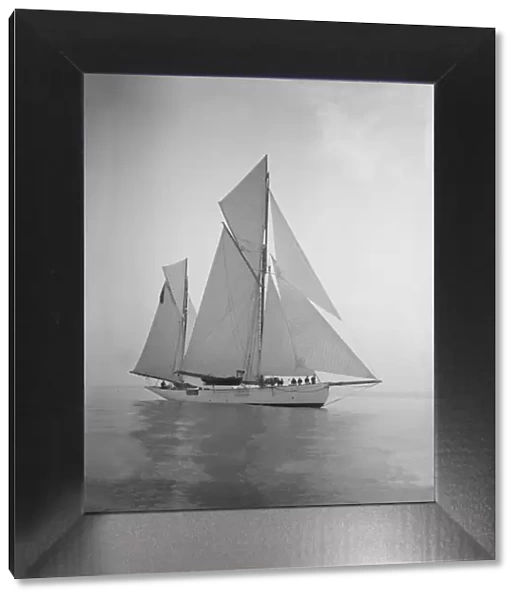 The 134 ton ketch Lavengro under sail, 1911. Creator: Kirk & Sons of Cowes