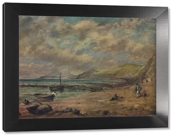 Chesil Beach, late 18th-early 19th century, (1943). Creator: John Constable
