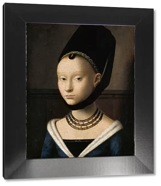 Portrait of a Young Lady, c. 1450. Artist: Christus, Petrus (1410  /  20-1475  /  76)