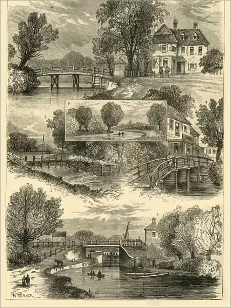 Views on the River Lea, c1876. Creator: Unknown