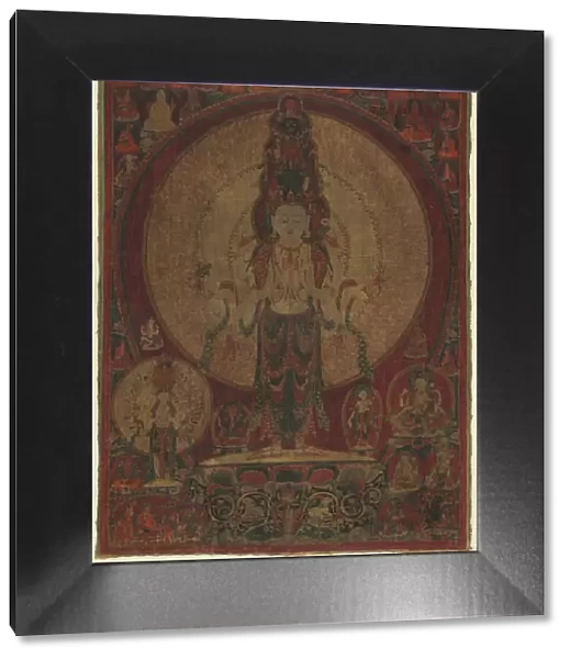Eleven-Headed, Thousand-Armed Bodhisattva of Compassion (Avalokiteshvara), c. 1500