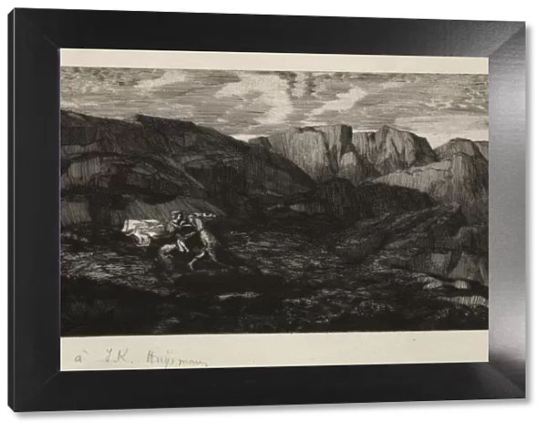 Fear, 1866. Creator: Odilon Redon (French, 1840-1916)