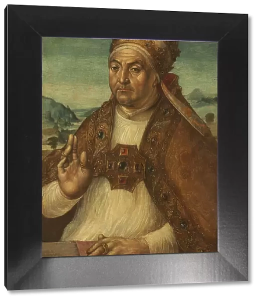 Portrait of Pope Sixtus IV della Rovere, early 1500s. Creator: Pedro Berruguete (Castilian, c
