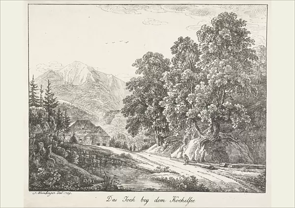 The Path by the Kochelsee, 1809. Creator: Simon Warnberger (German, 1769-1847)