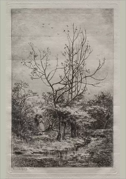 The Orchard, 1868. Creator: Charles Francois Daubigny (French, 1817-1878)