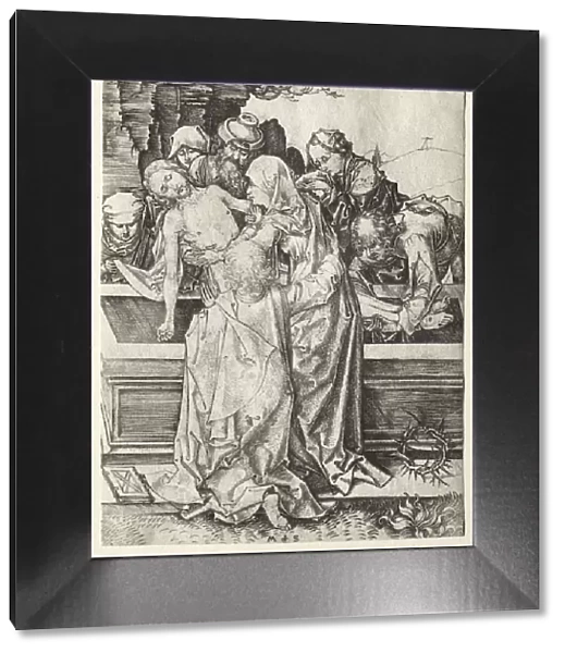 The Passion: The Entombment. Creator: Martin Schongauer (German, c. 1450-1491)