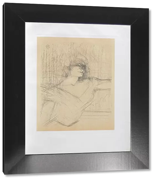 Yvette Guilbert-English Series: Dans la glu, 1898. Creator: Henri de Toulouse-Lautrec (French