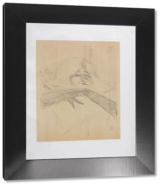 Yvette Guilbert-English Series: Linger Longer Loo, 1898. Creator: Henri de Toulouse-Lautrec