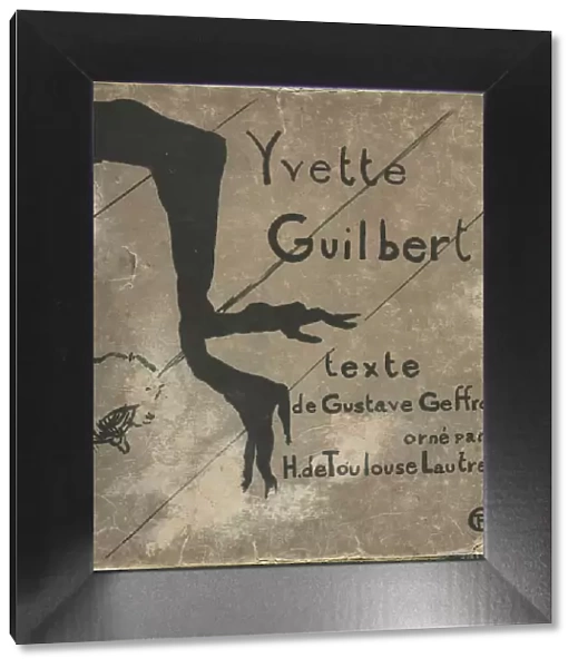 Yvette Guilbert-French Series: Cover, 1894. Creator: Henri de Toulouse-Lautrec (French, 1864-1901)