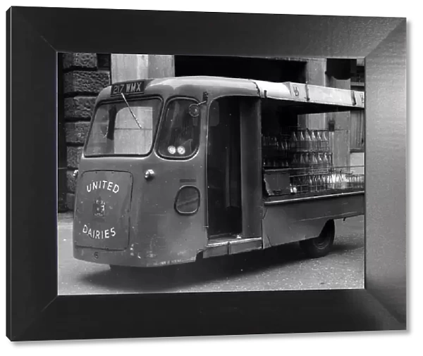 1962 Wales & Edwards electric milk float. Creator: Unknown
