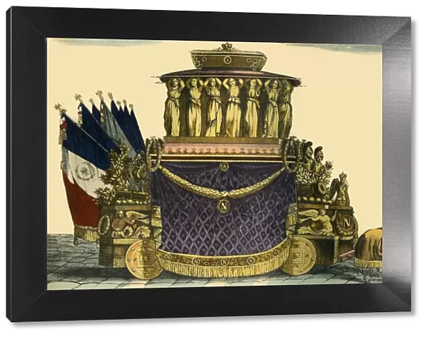 Napoleons funeral carriage, 1840, (1921). Creator: Unknown