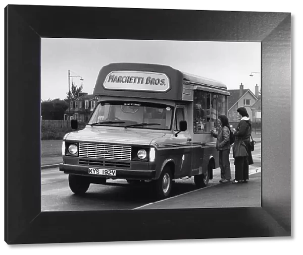 1979 Ford Transit ice-cream van. Creator: Unknown