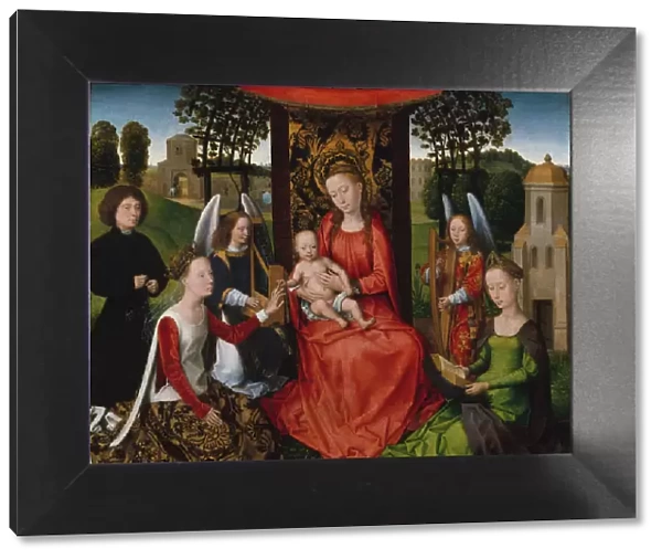 Virgin and Child with Saints Catherine of Alexandria and Barbara, early 1480s. Creator