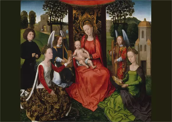 Virgin and Child with Saints Catherine of Alexandria and Barbara, early 1480s. Creator