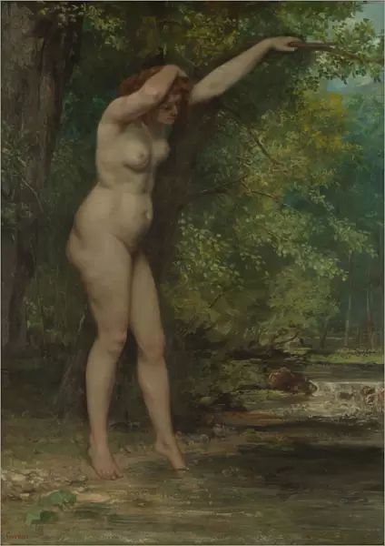 The Young Bather, 1866. Creator: Gustave Courbet