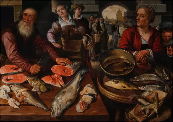 Fish Market, 1568. Creator: Joachim Beuckelaer