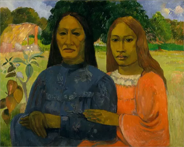 Two Women, 1901 or 1902. Creator: Paul Gauguin
