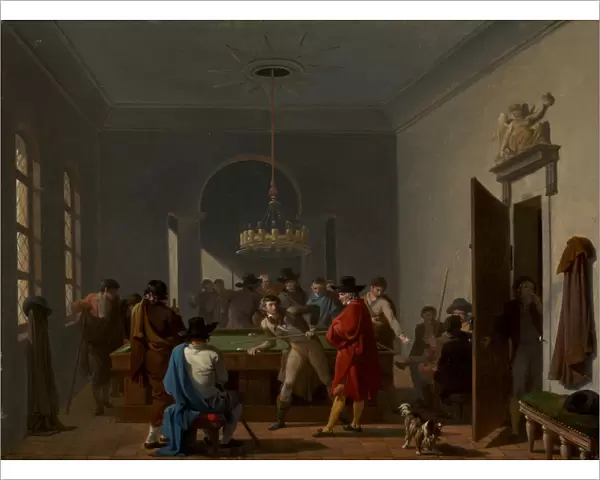 The Billiard Room, after 1810. Creator: Nicolas Antoine Taunay