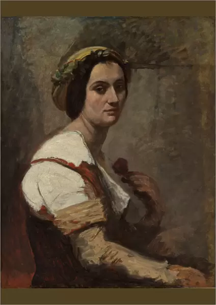 Sibylle, ca. 1870. Creator: Jean-Baptiste-Camille Corot