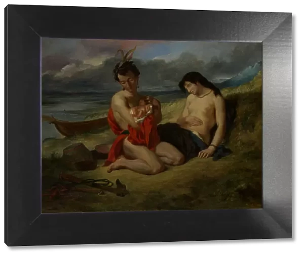 The Natchez, 1823-24 and 1835. Creator: Eugene Delacroix