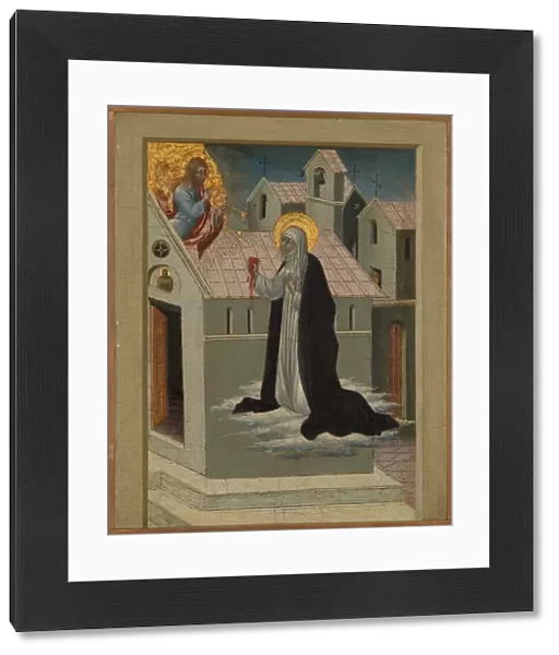 Saint Catherine of Siena Exchanging Her Heart with Christ. Creator: Giovanni di Paolo