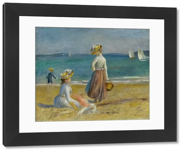 Figures on the Beach, 1890. Creator: Pierre-Auguste Renoir
