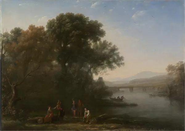 The Ford, possibly 1636. Creator: Claude Lorrain