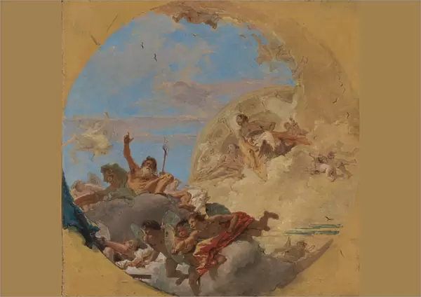 Neptune and the Winds. Creator: Giovanni Battista Tiepolo