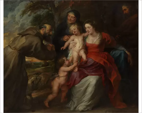 The Holy Family with Saints Francis and Anne and the Infant Saint John the Baptist, 1630s